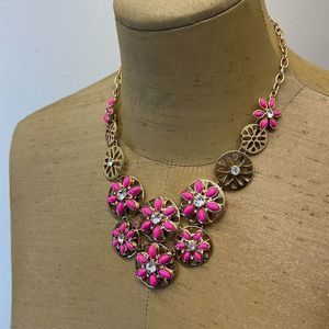 kate spade Eyelet Garden Flower Statement Necklace